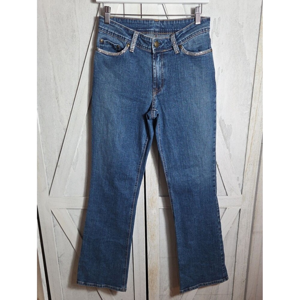 Mu Jeans Rhinestone Bootcut Jeans Size 6
